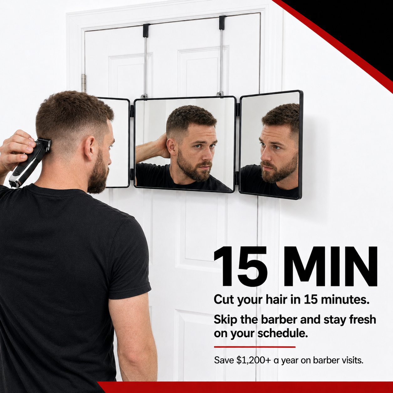Self-Cut System 3.0 LED Mirror – Classic Haircuts