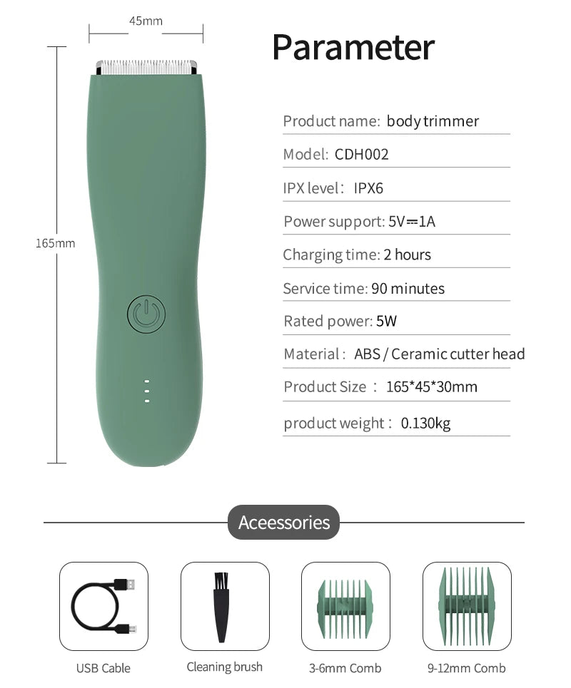 Body Hair Trimmer