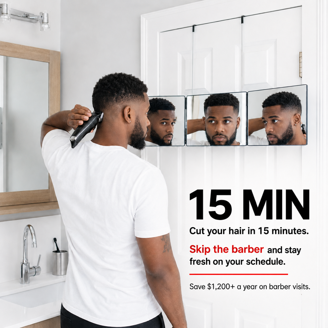 Self-Cut System 3.0 LED Mirror